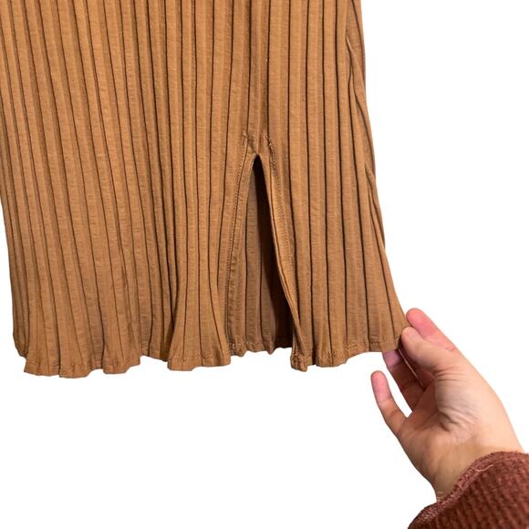 Reformation Libra Long Sleeve Minidress Size XL Tan - Picture 4 of 6